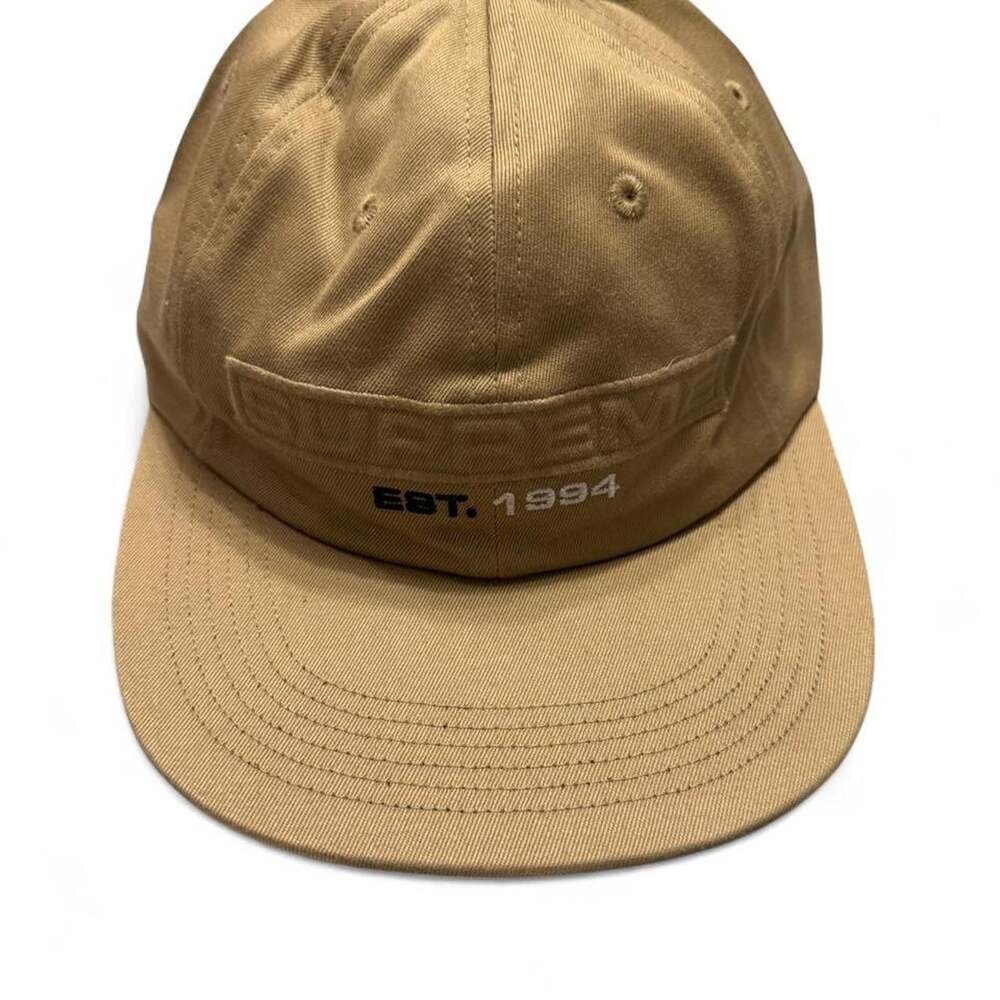 Supreme Embossed Logo 6-Panel Cap Tan SS18